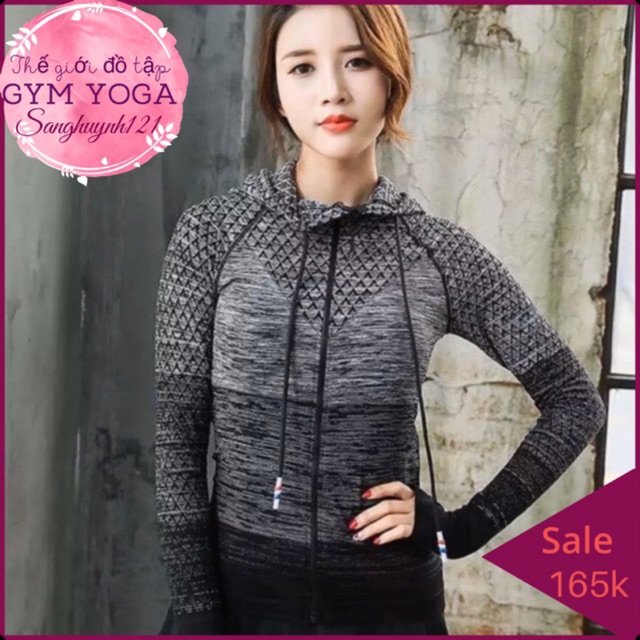 Áo Khoác Thể Thao Áo Tập GYM YOGA AEROBIC Nữ