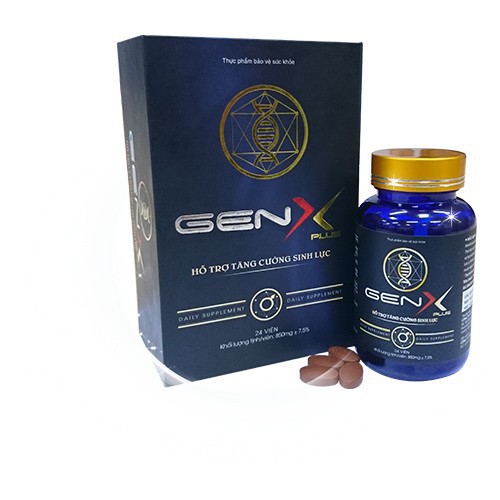 Gen x plus tăng cường sinh lý nam giới, hỗ trợ vô sinh hiếm muộn sinh sản tốt ZP