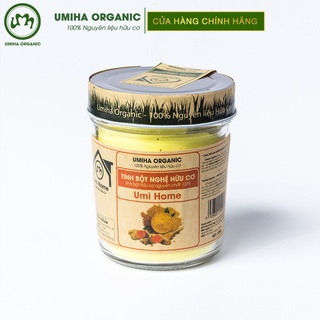 Tinh bột Nghệ hữu cơ UMIHOME nguyên chất 135G uống giảm cân, lưu thông máu, giảm đau dạ dày, kích thích tiêu hóa