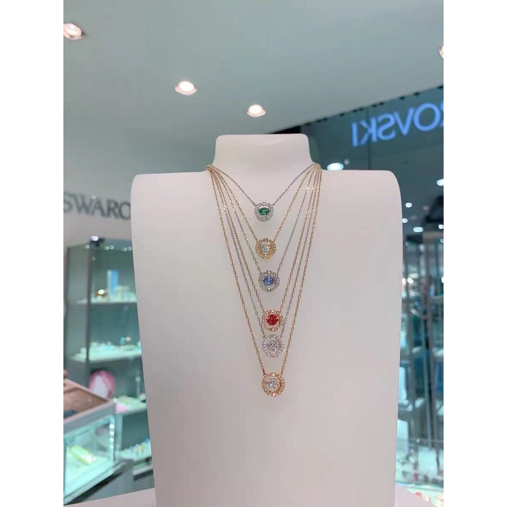 vòng cổ Mặt Trái Tim Pha Lê Swarovski Cổ Điển 5279421 / 5272364