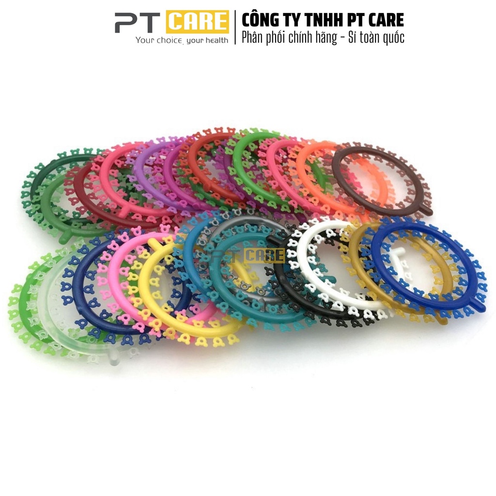 PT CARE | Thun Tại Chỗ/ Vòng Cao Su Chỉnh Nha Co Giãn Hình Kitty Micky Hoa Văn Xinh Xắn Dùng Trong Nha Khoa