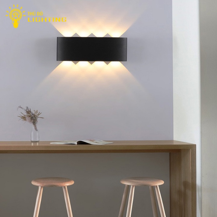 Đèn Hắt Tường 2 Đầu THỦ ĐÔ LIGHTING Ánh Sáng Led Vàng Công Suất 6-8W Chất Liệu Hợp Kim Sơn Tĩnh Điện