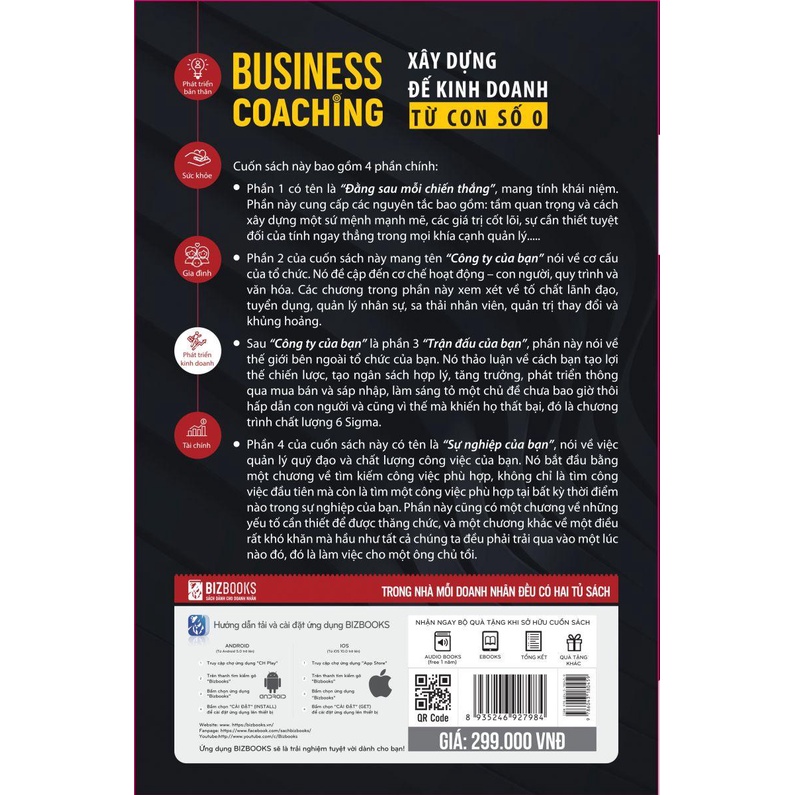 Sách - Business Coaching Xây dựng đế chế kinh doanh từ con số 0 (bizbooks)