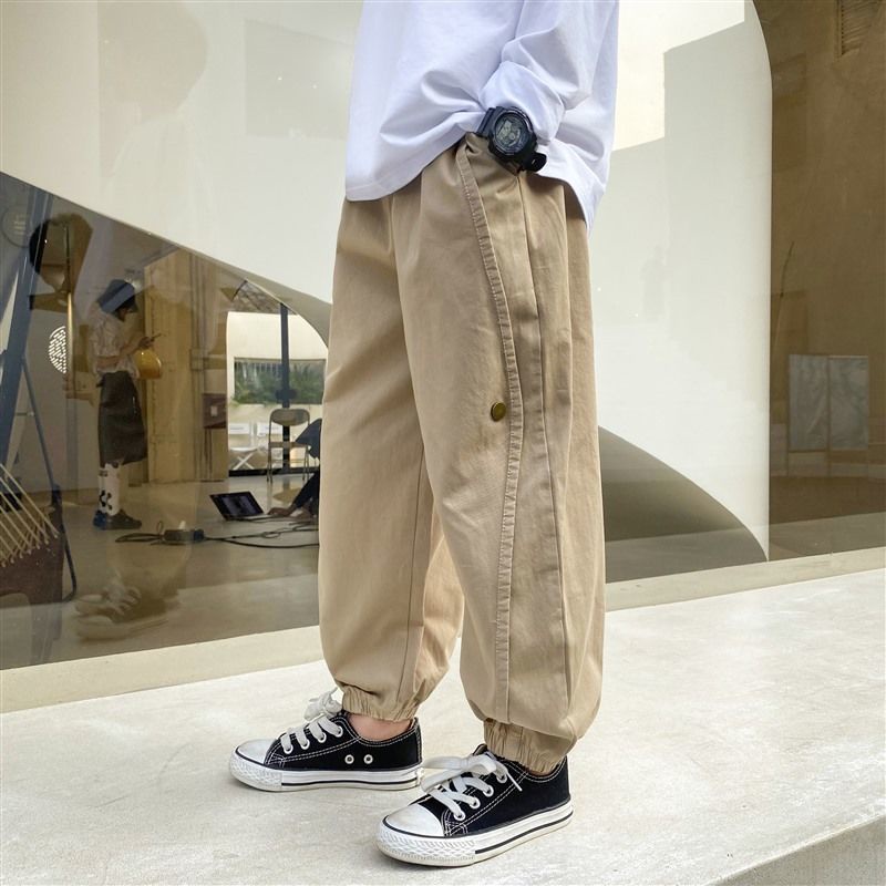 Quần dài bé trai bé gái vải kaki cao cấp,Quần Dài Ống Rộng Phong Cách Hàn Quốc Năng Động Dành Cho Bé