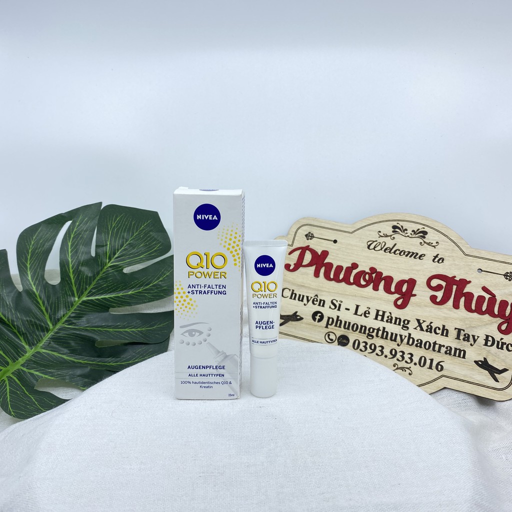 Kem mắt Nivea Q10 Power Anti Falten Augenpflege, 15 ml- Hàng nội địa đức