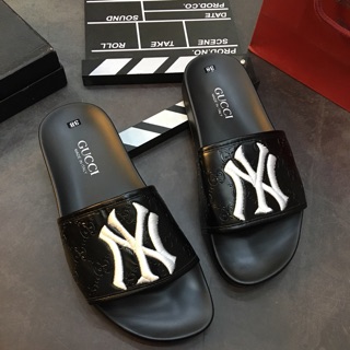 Dép nam gucci NY quai ngang