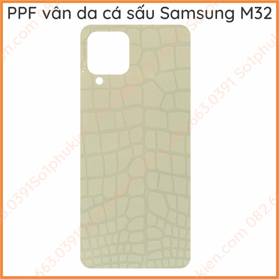 Dán PPF Samsung m32 loại nhám,trong dành cho màn hình, mặt lưng, lưng bo viền
