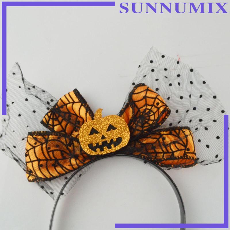 Băng Đô Cài Tóc Đính Nơ Hóa Trang Halloween