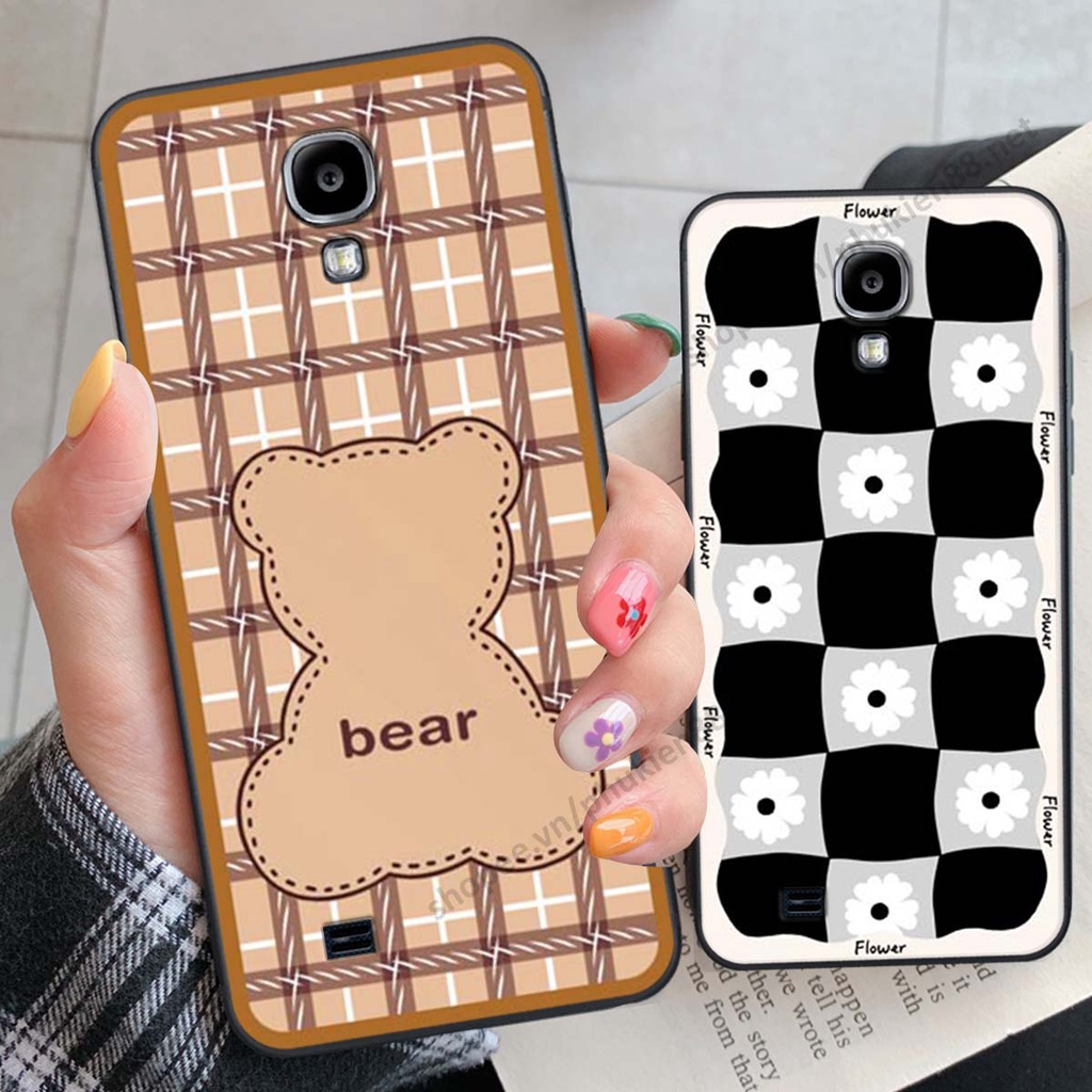 Ốp lưng Samsung S4 / S5 ốp điện thoại LineBear, bé tóc xù, hoa siêu đẹp