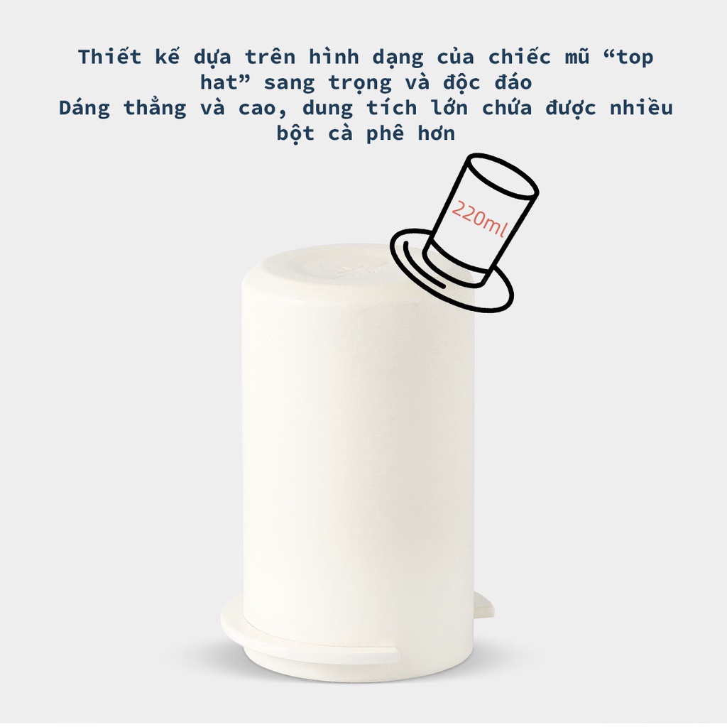 Cốc Đong Hứng Cà Phê | Dosing Cup MHW-3bomber Màu Xám Xước