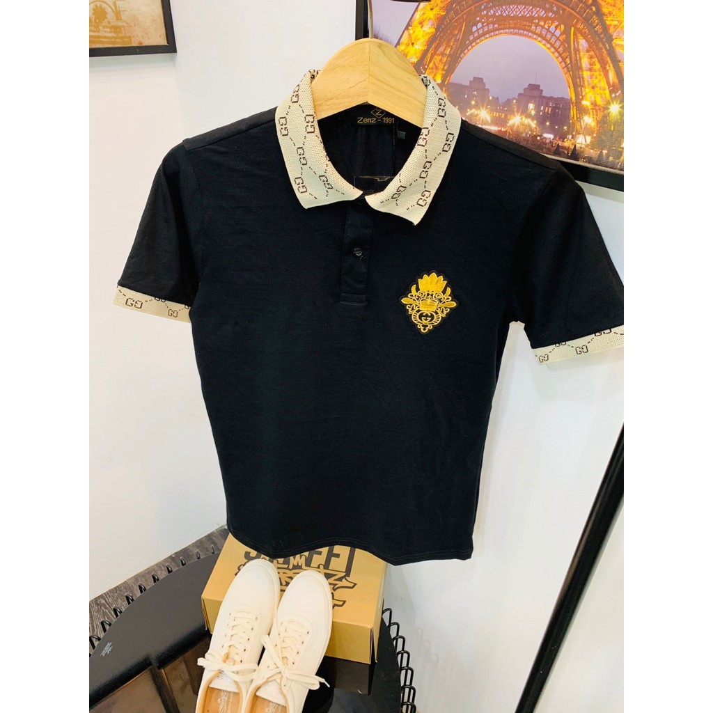 Áo thun nam polo tay ngắn có cổ thêu logo vải cotton co dãn mẫu mới đẹp cao cấp AHFASHION | BigBuy360 - bigbuy360.vn
