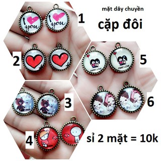 Mặt dây chuyền cặp đôi giá rẻ : 2 cái = 10k