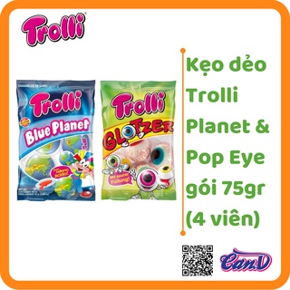 (2 loại) Kẹo dẻo Trolli Planet & Pop Eye gói 75gr (4 viên)
