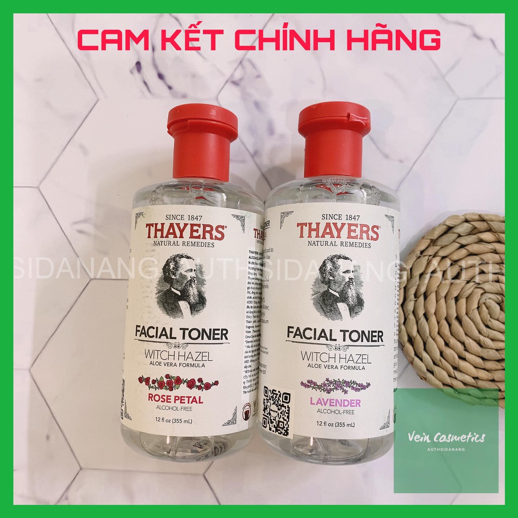 Nước hoa hồng Thayer Không cồn cho da nhạy cảm