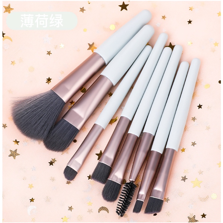 Cọ trang điểm make up, đánh phấn bộ 8 món
