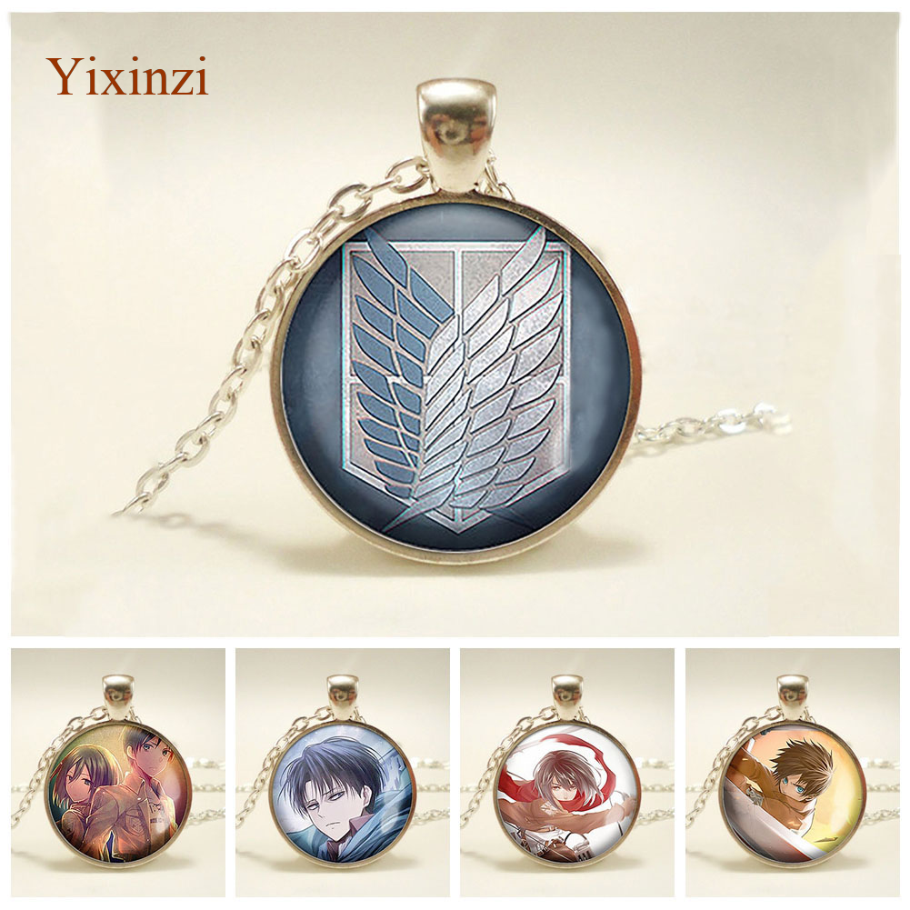 vòng cổ Mặt Hình Anime Attack On Titan Độc Đáo