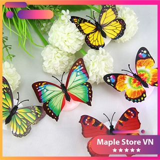 Đèn led bươm bướm đêm phát quang trang trí dán tường