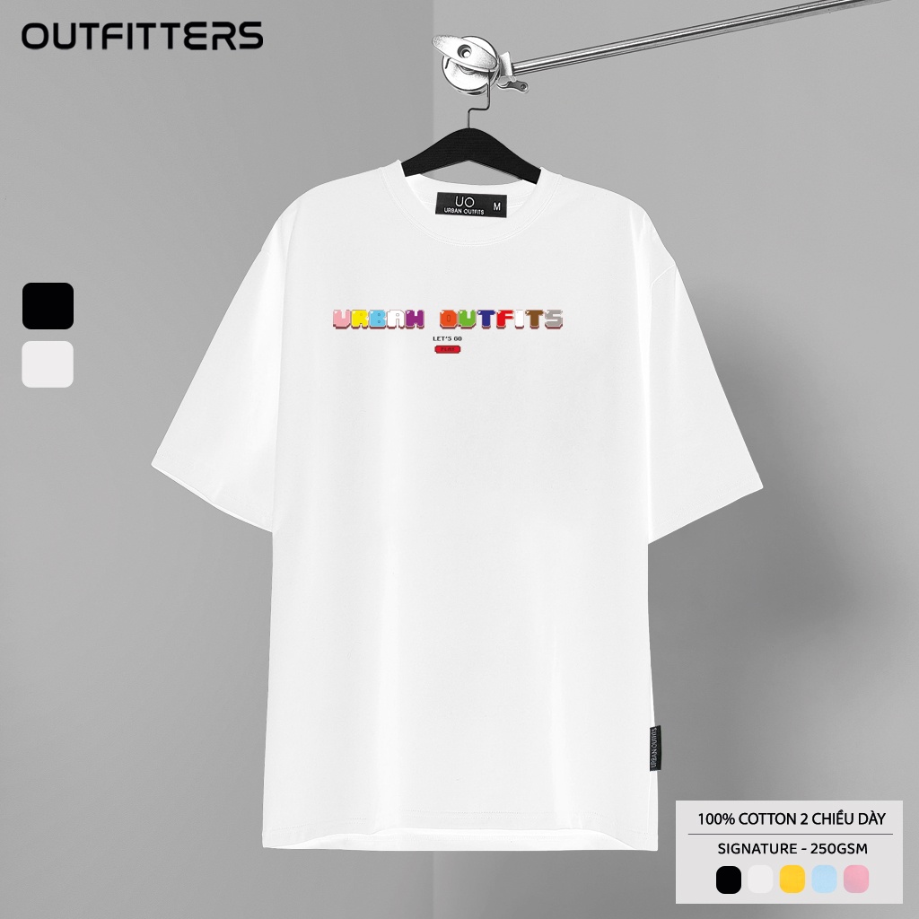 Áo Thun Tay Lỡ Nữ Nam Form Rộng  Oufitters ATO49 In URBAN OUTFITS PIXEL GAME 100 Cotton Local Brand