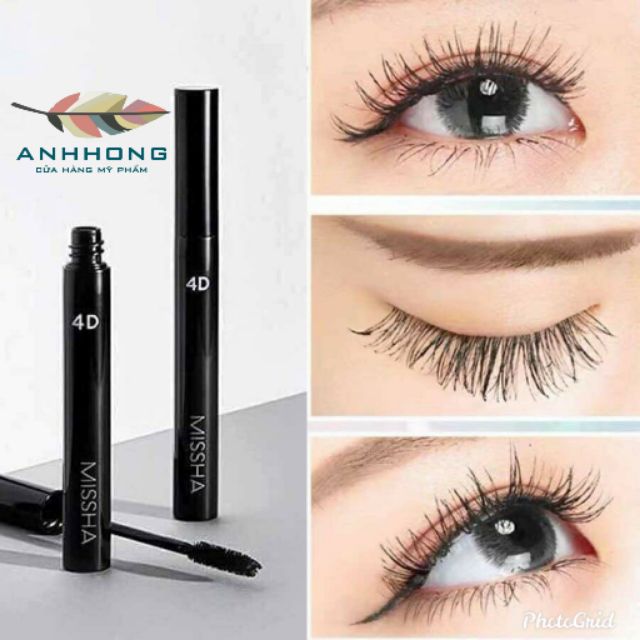 Mascara Missha The Style 4D chống trôi giữ mi cong và làm mi dày hơn Hàn Quốc