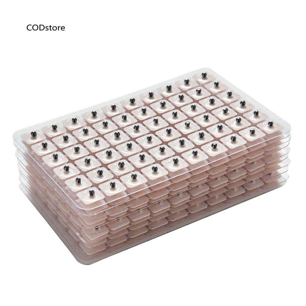 Bộ 600 Miếng Dán Hạt Giống Vaccaria Liệu Pháp Mát Xa Chăm Cứu Tai