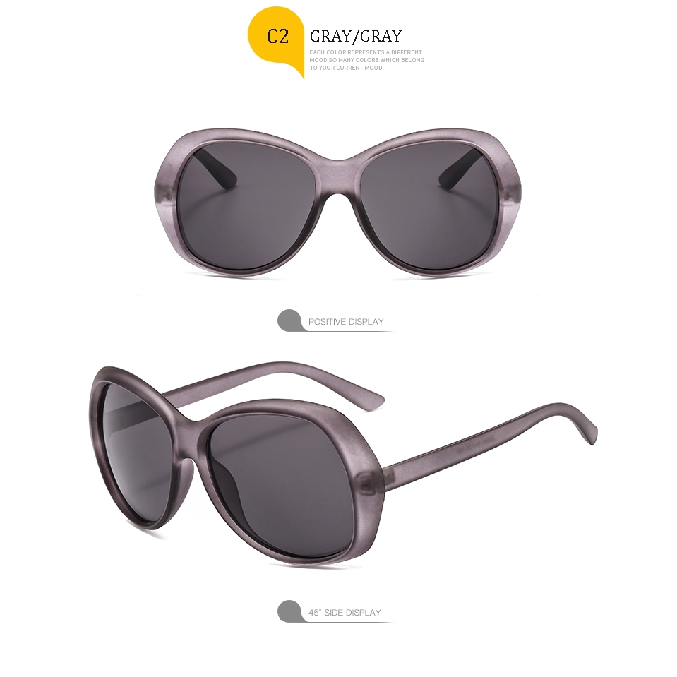 Oversized Round Luxury Sunglasses 2019 Big Black Plastic Frame Celebrity Shades For Women Large Sunglasses lentes