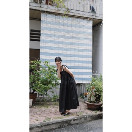 Ann Dress - Đầm 2 dây xoè buộc vai
