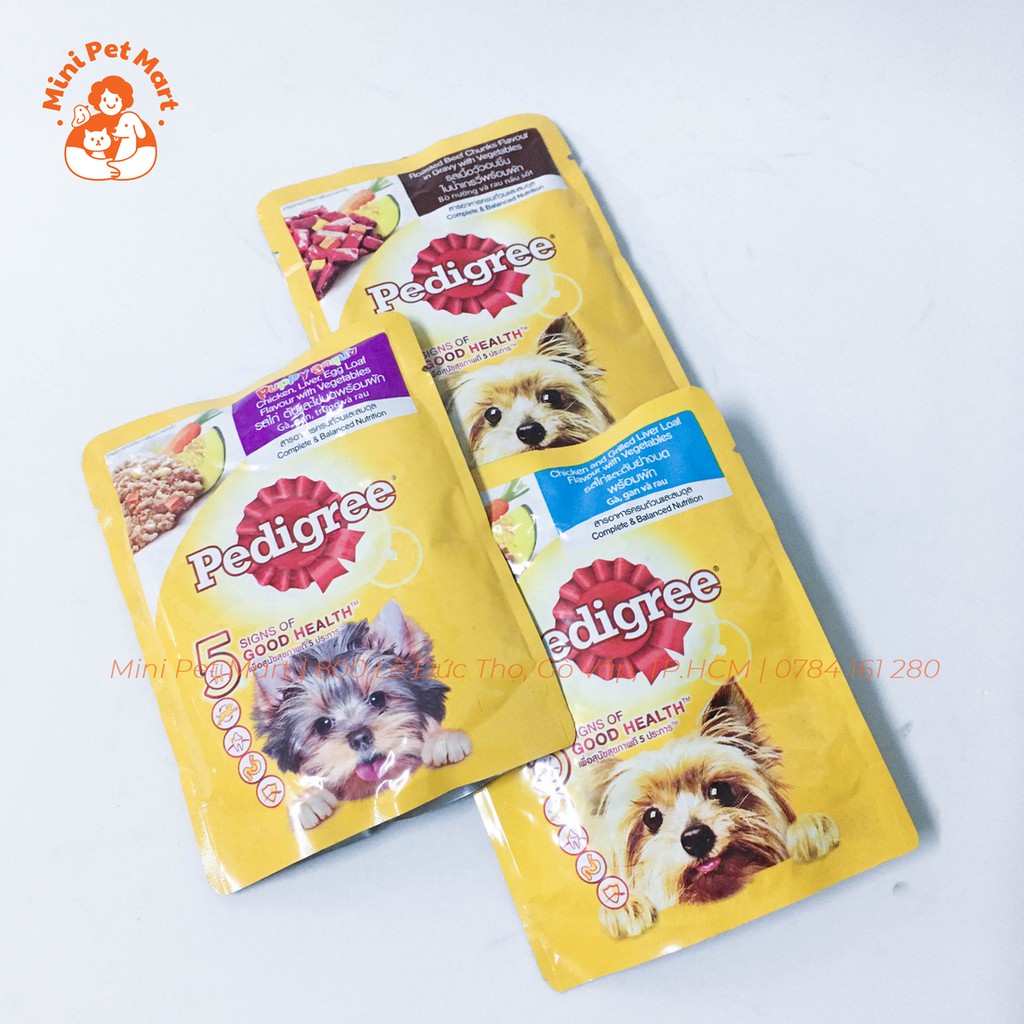 Sốt hỗn hợp cho chó trưởng thành PEDIGREE - gói 80g