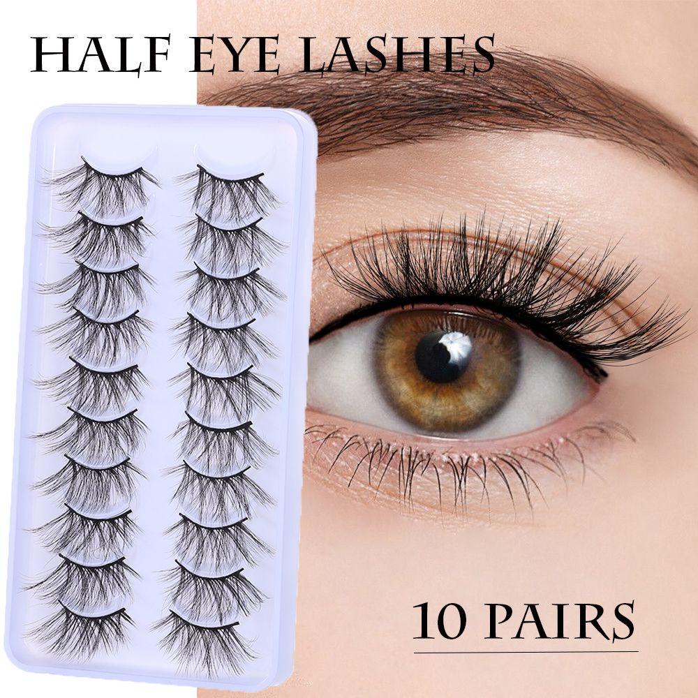 NIUYOU Set 10 Cặp Lông Mi Giả 3D Dài Tự Nhiên