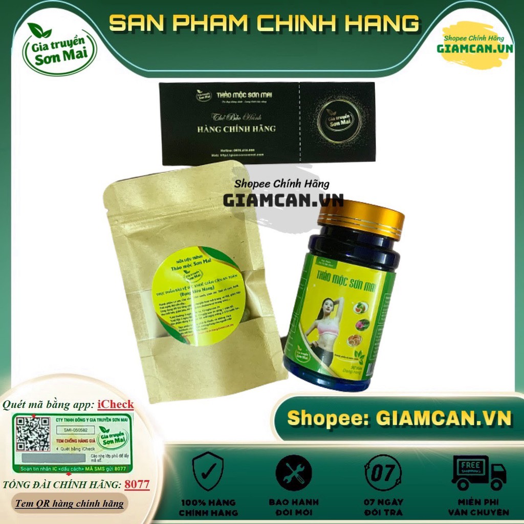 Thảo mộc Giảm cân Sơn Mai VIP 45 viên