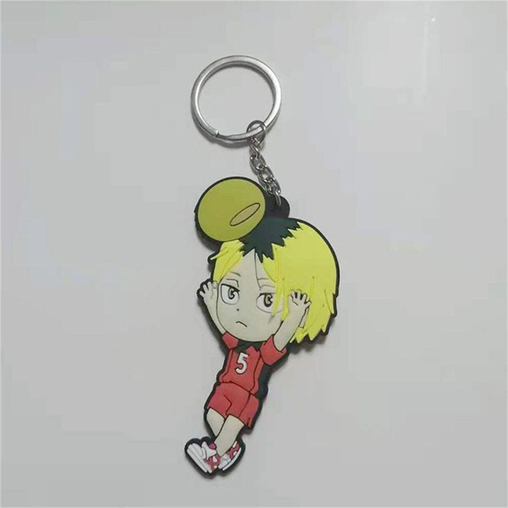 LANFY Móc Chìa Khóa In Hình Nhân Vật Anime Haikyuu Dùng Làm Quà Tặng Sinh Nhật / Trang Sức