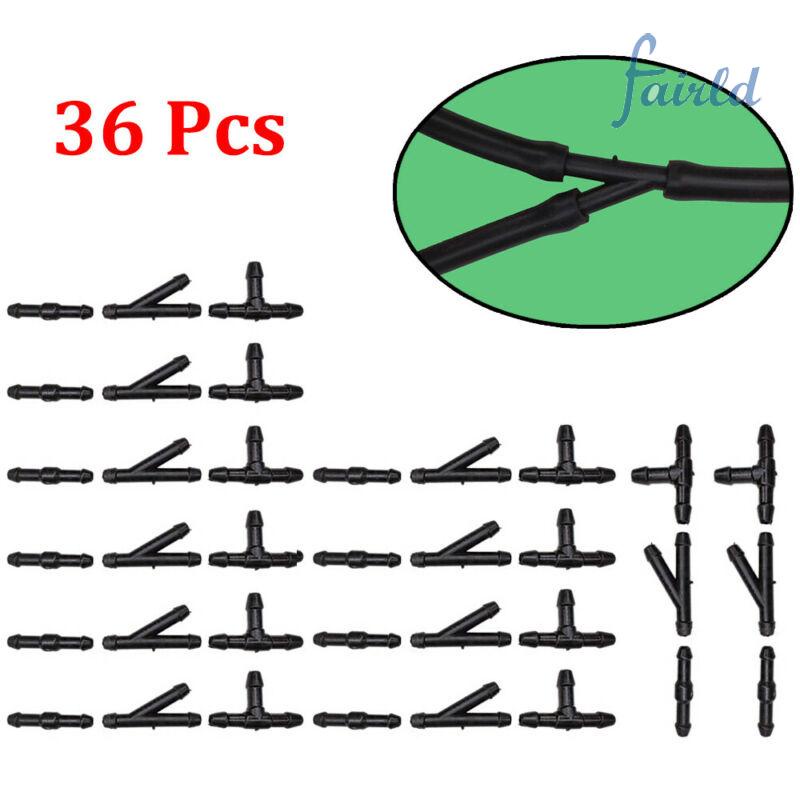Set 36 Đầu Nối Ống Nước Rửa Kính Chắn Gió Loại T / Y / I W04 W01