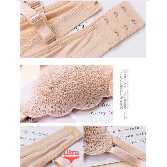 Áo lót nữ Đúc su phối  ren hoa Baby cao cấp thông thoáng AM03 | BigBuy360 - bigbuy360.vn