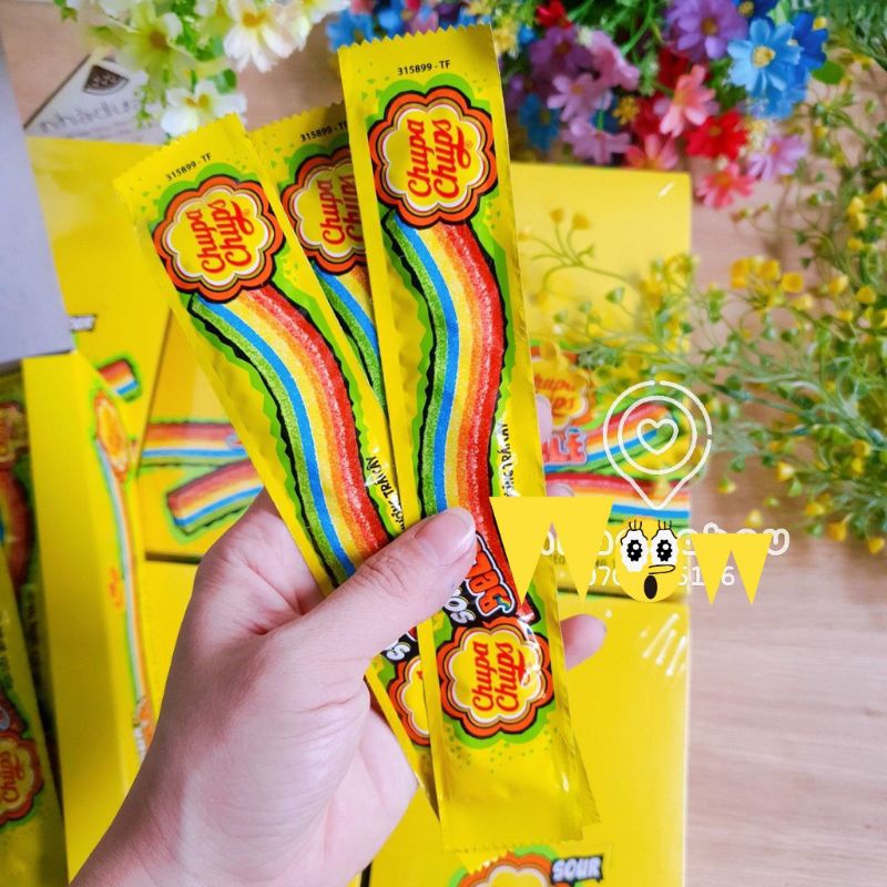 Kẹo dẻo cầu vồng Chupa Chups vị trái cây🌈🌈🌈