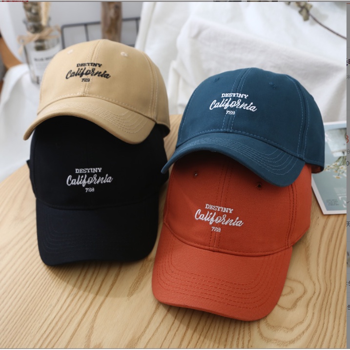 Mũ lưỡi trai nam nữ form Unisex Nón kết thêu chữ phong cách Ulzzang Hàn Quốc