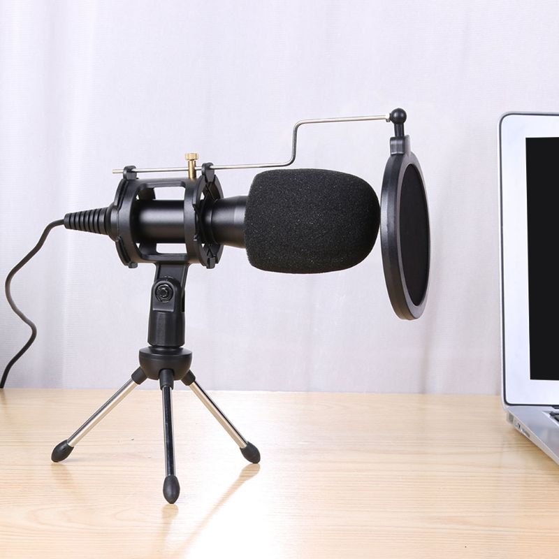Mic Dây USB Thu Âm Giọng Nói Trò Chơi Phát Sóng Vocal Sử Dụng Khi Nghe Nhạc