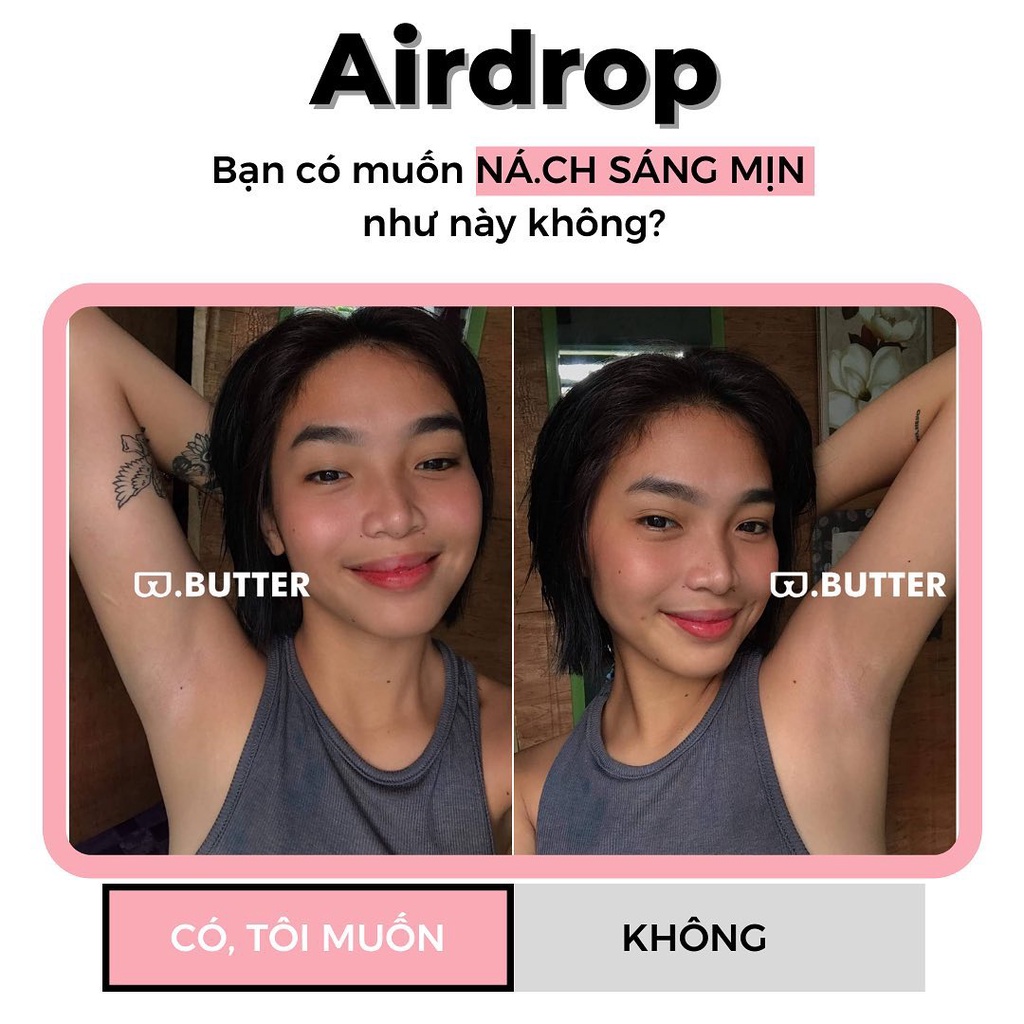Combo 2 Mặt nạ Giảm mụn, Mờ thâm, sần cho vòng 3, nách - B.butter Body Mask | BigBuy360 - bigbuy360.vn