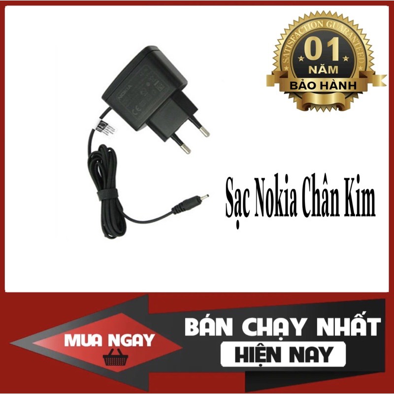 Sạc Nokia Chuôi Nhỏ ( Chân Kim ) Xịn