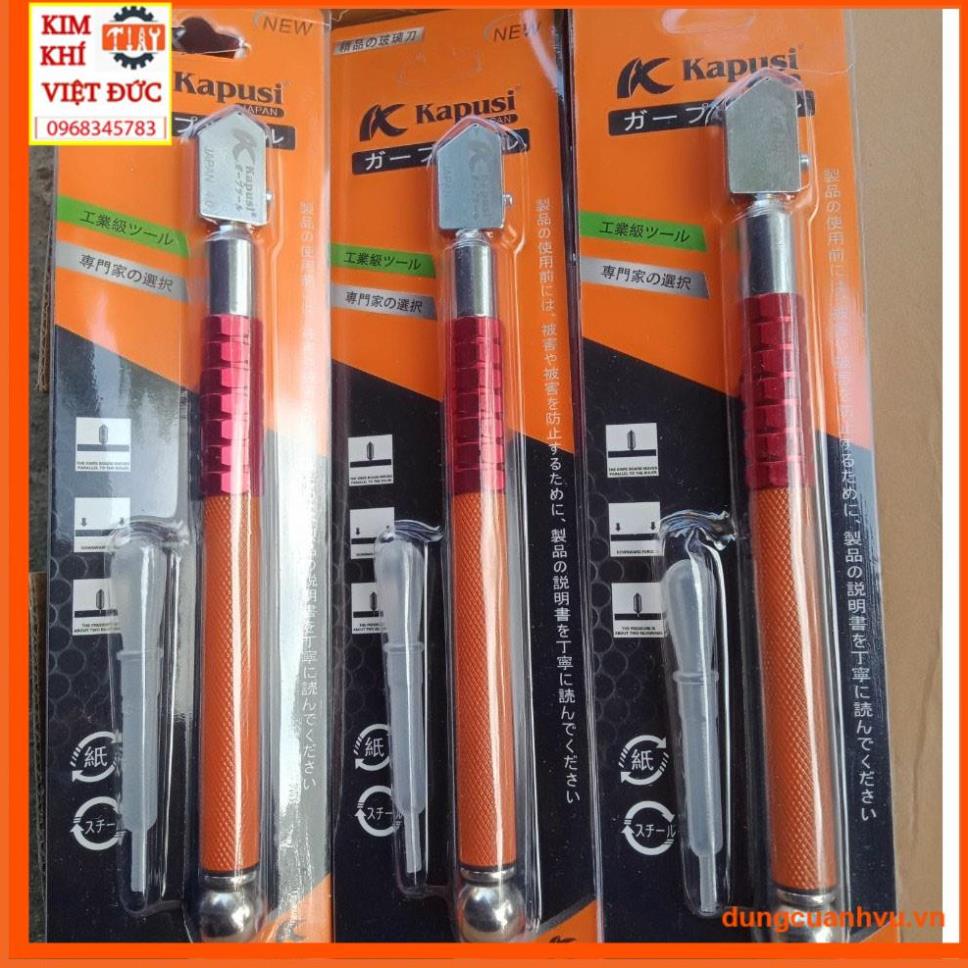 Dao cắt kính Kapusi Nhật Bản cao cấp loại xịn sắc bén chuyên cắt kính dày 10-20mm