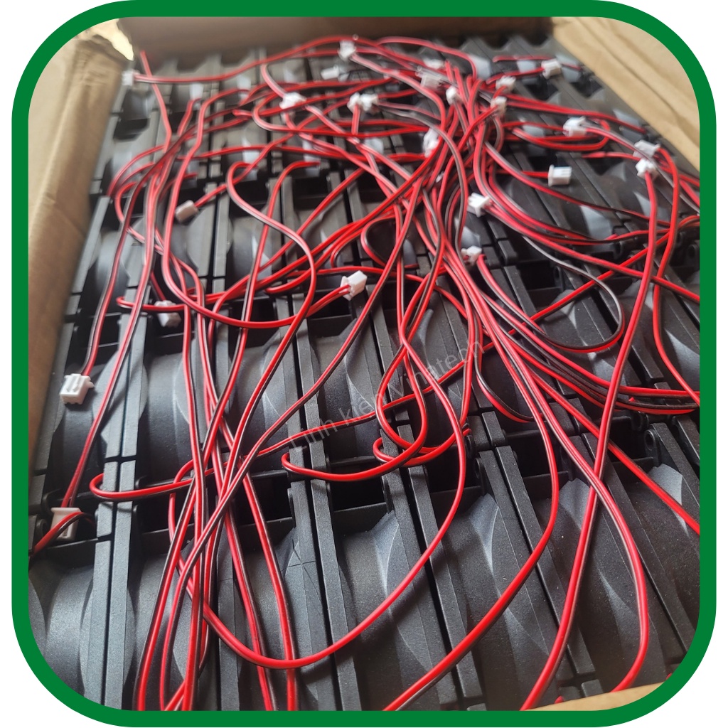 Quạt tản nhiệt  12V, 24VDC 8x8x2,5 cm dùng trong kich, thông gió