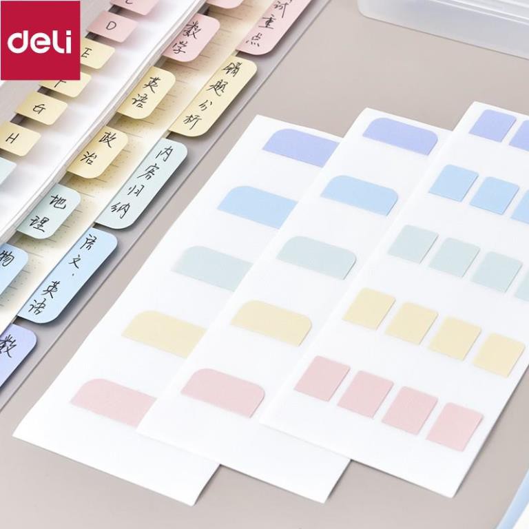 Giấy phân trang nhiều màu Deli 21537 [Deli]