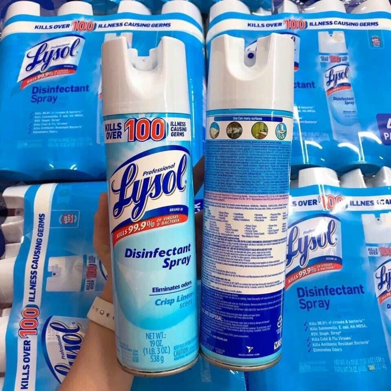 Chai xịt phòng diệt khuẩn Lysol 538 gram