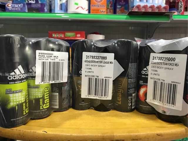 Chai xịt khử mùi toàn thân Adidas 150ml(96g) của Pháp | BigBuy360 - bigbuy360.vn