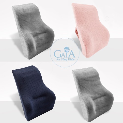 Gối Tựa Lưng Ghế Văn Phòng Bằng Cao Su Non Có Đai Cài Dùng Cho Ghế Lưng Cao-Ghế Boss