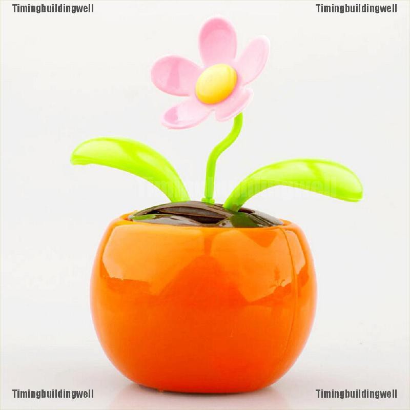 Tbvn Đồ Chơi Chậu Hoa Lật Đật Chạy Bằng Năng Lượng Mặt Trời Cho Nhà Ở / Xe Hơi