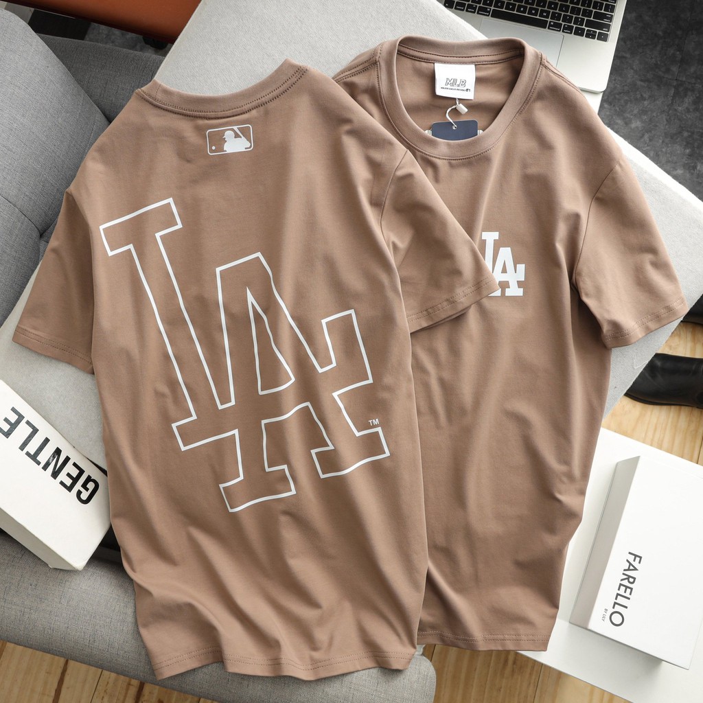 Áo thun thời trang unisex chất liệu cotton cao cấp, họa tiết logo cá tính