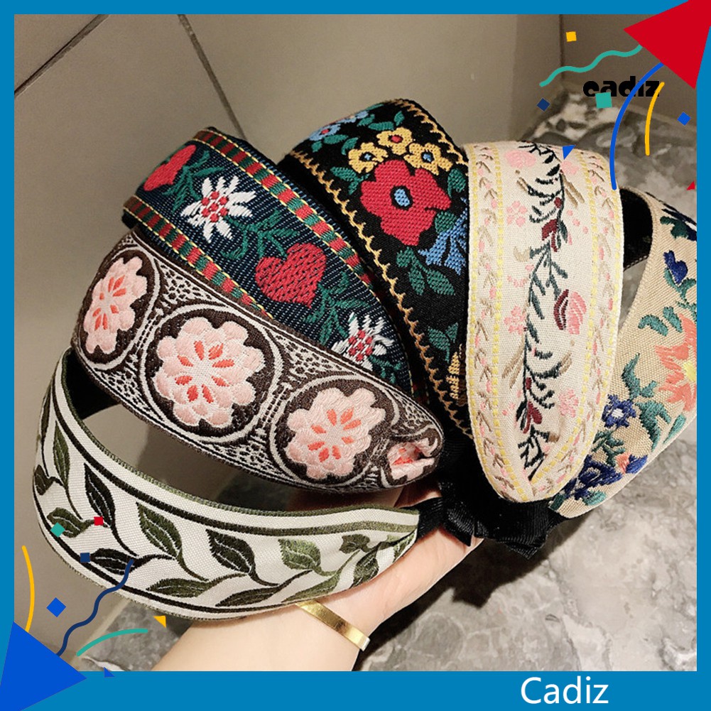 Băng Đô Cài Tóc Phong Cách Dân Tộc Đơn Giản Cho Nữ