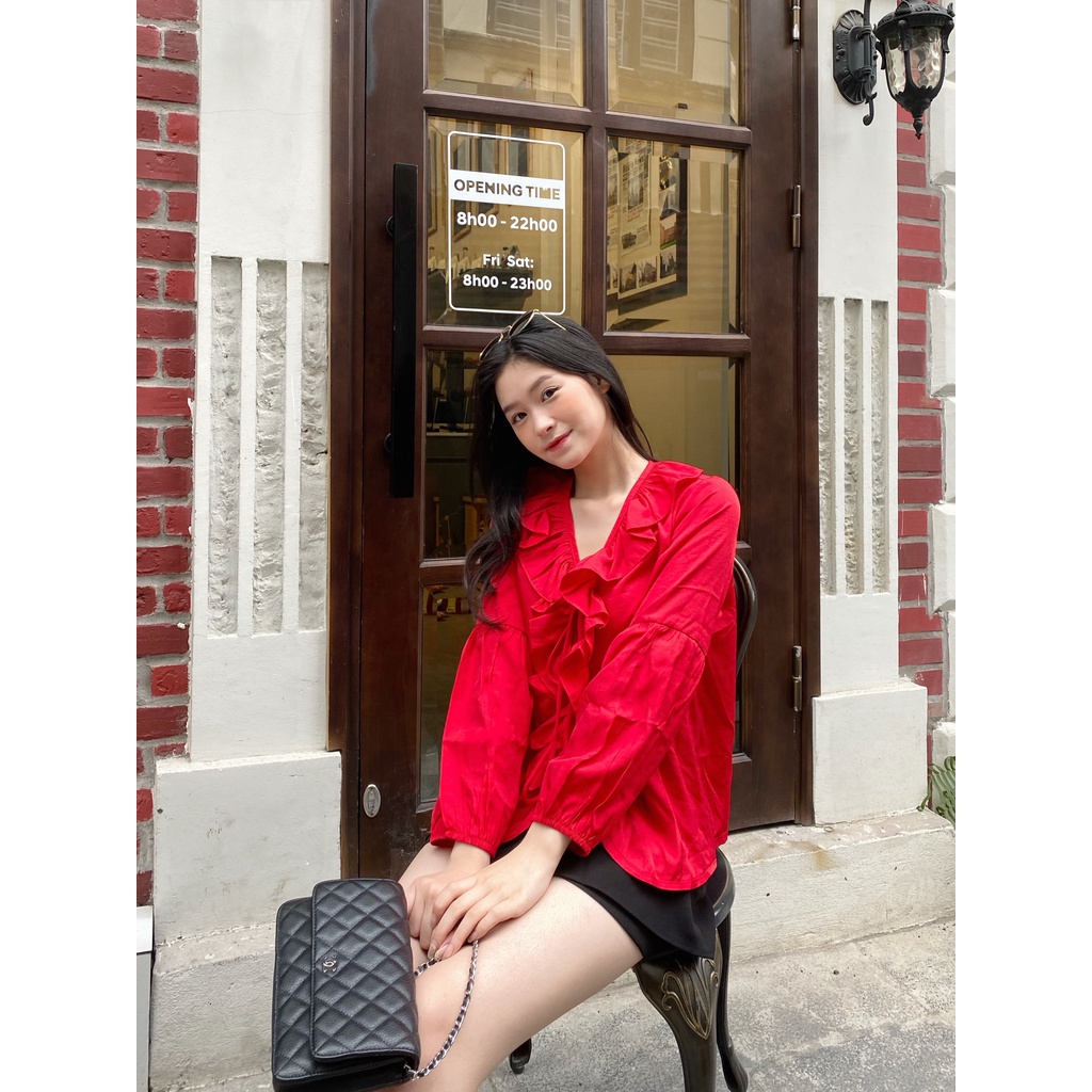 YU CHERRY | Áo nữ Duchess Line Top YA395