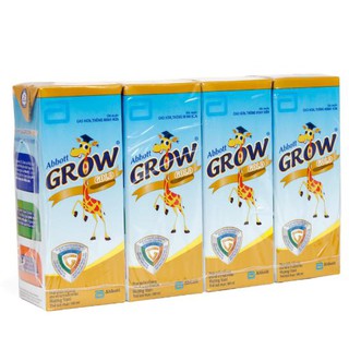 Lốc 4 Hộp Sữa Nước Abbott Grow Gold Hương Vani 180ml T4/2022