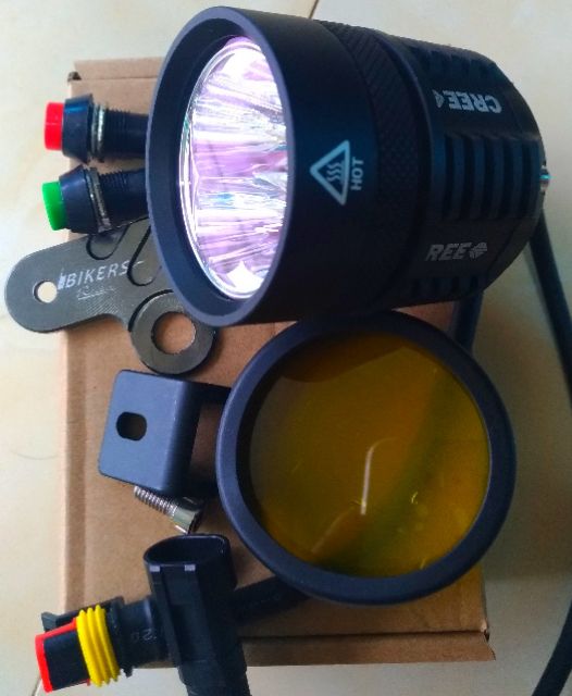 Đèn trợ sáng L4X kính ánh tím - Hàng cao cấp