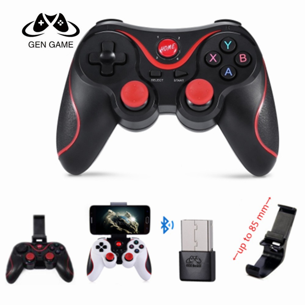 Tay cầm chơi game bluetooth X3/ C8 - đế kẹp điện thoại và usb chơi trên PC 54